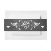 Vous êtes invités Vintage Moderne Tableau Noir