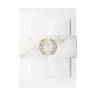 Bandeau De Faire-part Wedding Marble and Laurel / Boda Mármol y Laurel