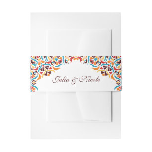 Bandeau De Faire-part Whimsical Luxury ivoire Floral Style Mariage front