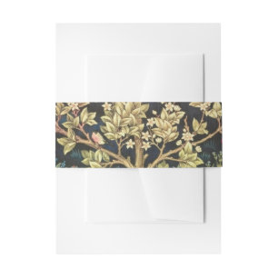 Bandeau De Faire-part William Morris Arbre De Vie Floral Art Vintage