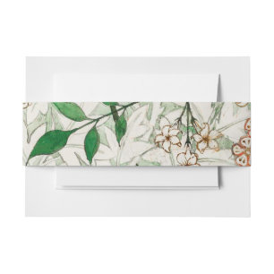 Bandeau De Faire-part William Morris Jardin Fleur de Jasmin Classique