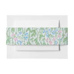 Bandeau De Faire-part William Morris Pois doux Motif Floral Classique