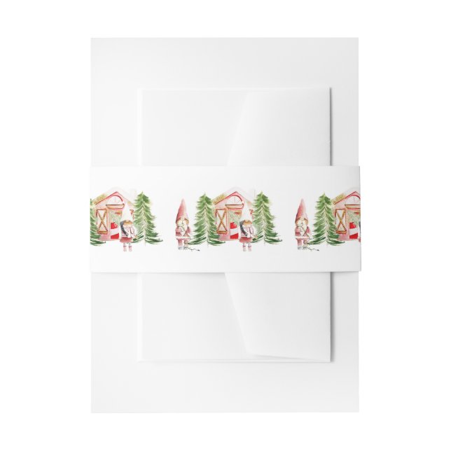 Bandeau De Faire-part XMAS Gnome Design 1 (Devant example)