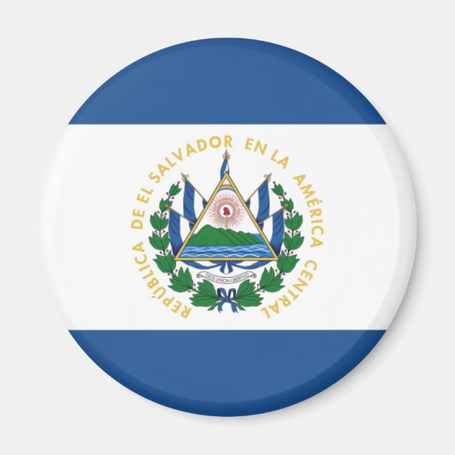 Bandera de El Salvador Magnet (Devant)