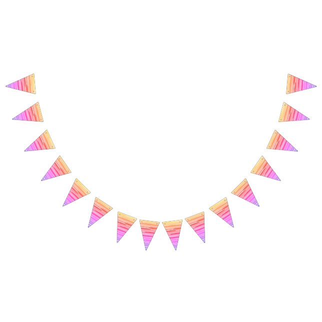 Banderole à fanions Summer Party (Tout)