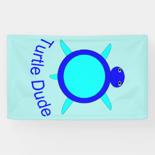 Banderole bleu clair de tortue