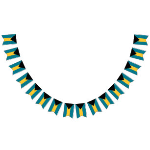 Banderole brésilienne du drapeau des Bahamas