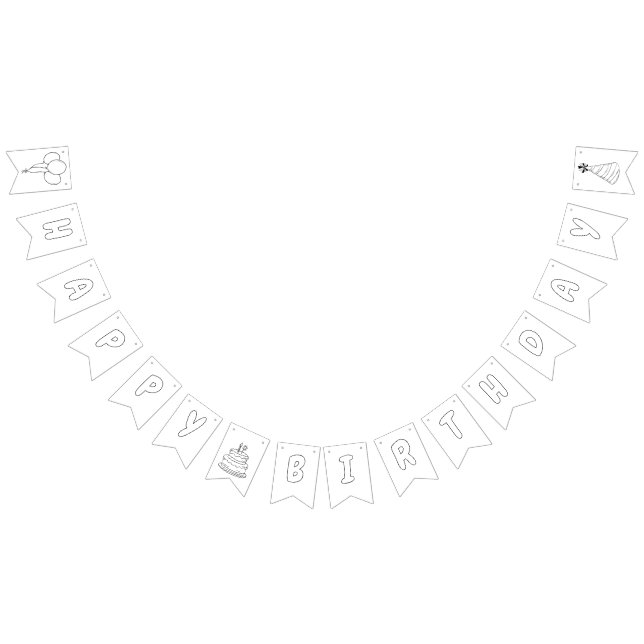 Banderole colorante Joyeux anniversaire, Casquette (Tout)