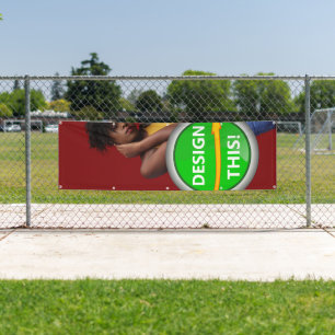 Banderole COOL! - 2,5' x 8' - Extérieur avec œille