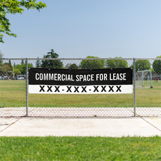 Banderole de clôture d'espace commercial à louer p (Insitu)
