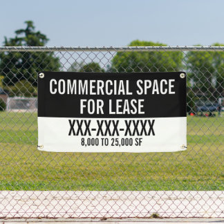 Banderole de clôture d'espace commercial à louer p