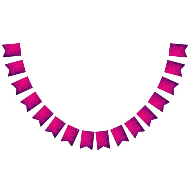 Banderole de décoration de fête violette magenta – (Tout)
