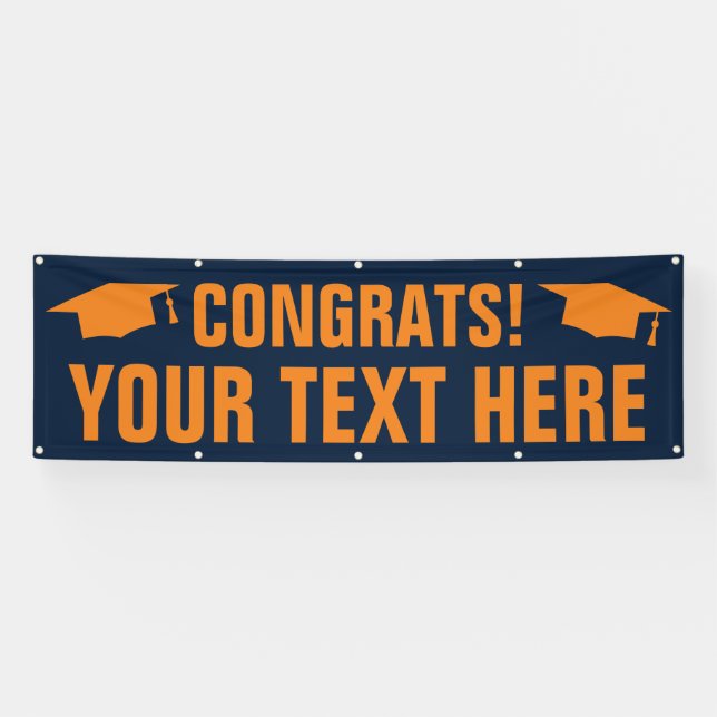 Banderole de félicitations pour la remise des dipl (Horizontal)