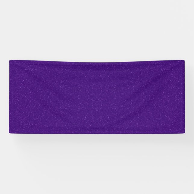 Banderole de fête scintillante à paillettes violet (Horizontal)