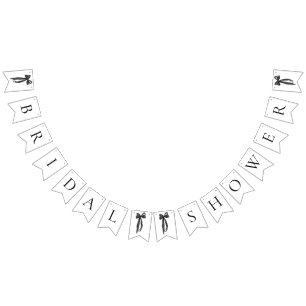 Banderole de guirlande de bunting de mariage moder