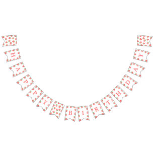 Banderole de jonction d'anniversaire mignonne frai