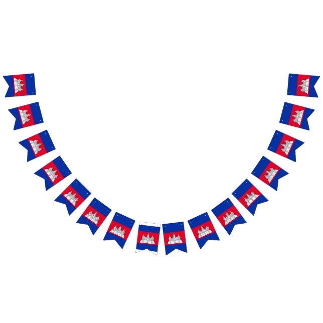 Banderole du drapeau cambodgien (Tout)