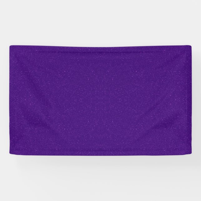 Banderole en tissu pailleté violet personnalisé (Horizontal)