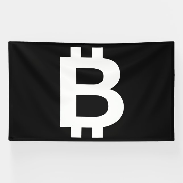 Banderole en vinyle Bitcoin B Cool 6x10 (Horizontal)