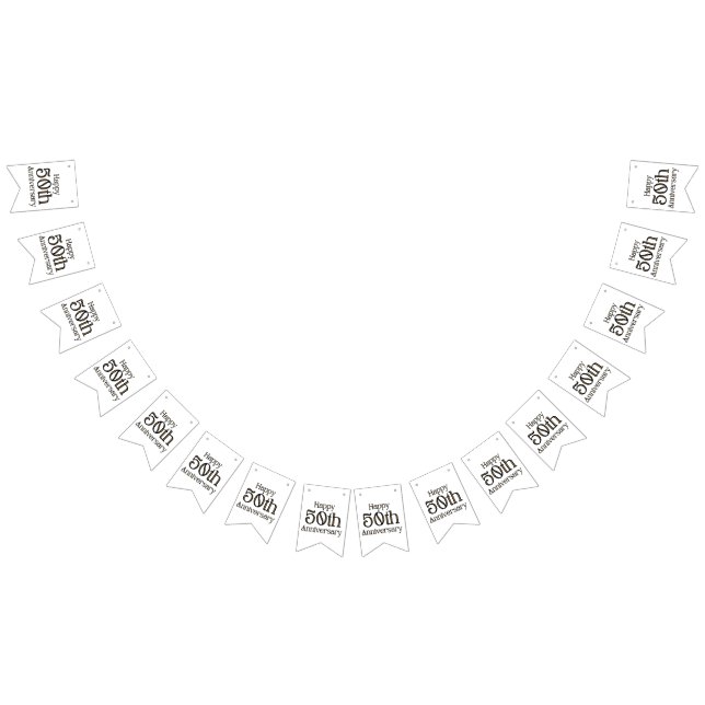 Banderole Joyeux 50e Anniversaire (Tout)