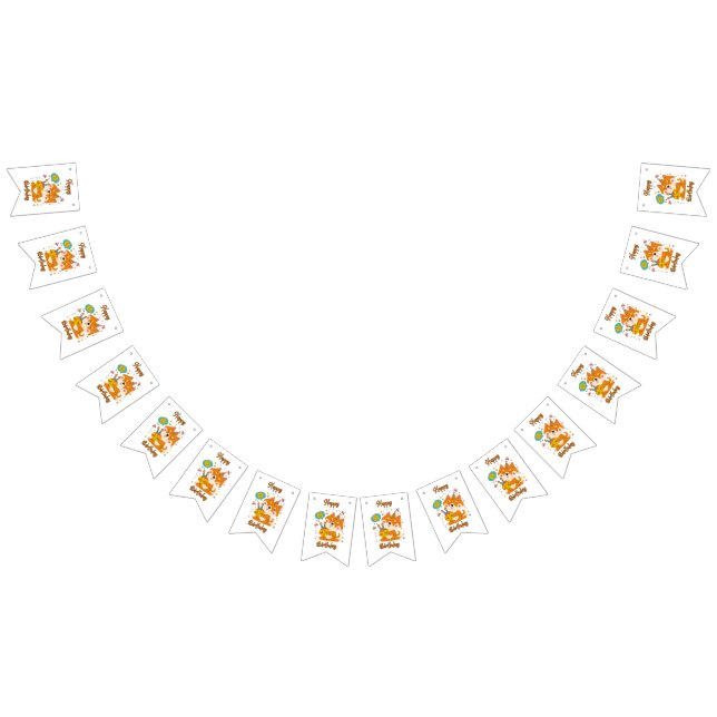 Banderole Joyeux Anniversaire Shiba Inu (Tout)