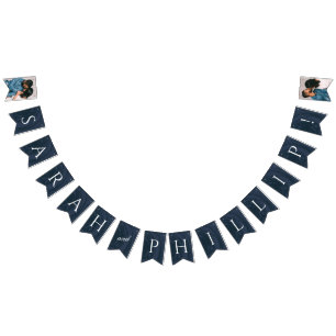 Banderole marbrée de la partie d'engagement - Bleu