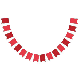 Banderole personnalisée rouge tomate