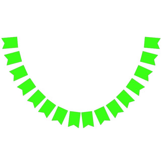 Banderole personnalisée vert néon (Tout)