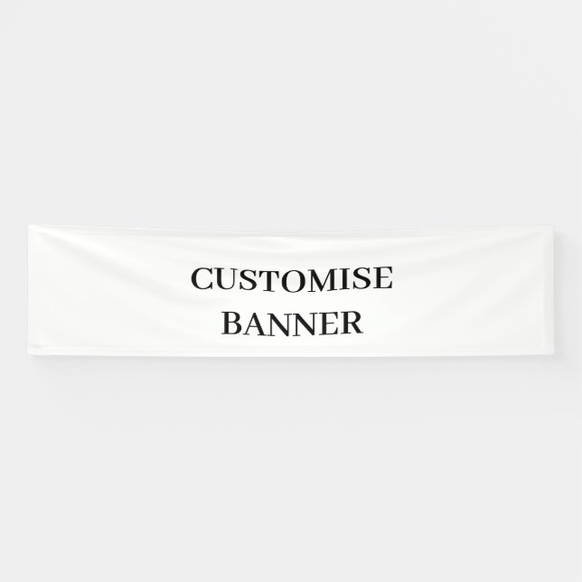 Banderole professionnelle en vinyle, 76 x 305 cm,  (Horizontal)