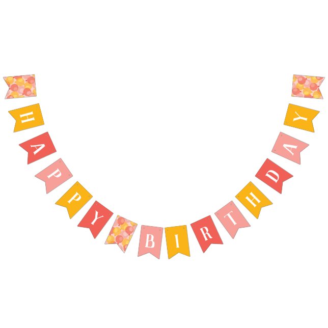 Banderole rose mignonne Bonne Anniversaire (Tout)