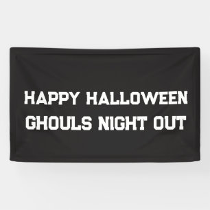 BANDEROLE SORTIE DE NUIT DES GHOULS D'HALLOWEEN SU