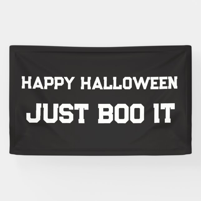 BANDEROLE SUR MESURE POUR FÊTE D'HALLOWEEN (Horizontal)