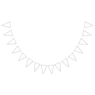 Banderole triangulaire de décoration minimale de t