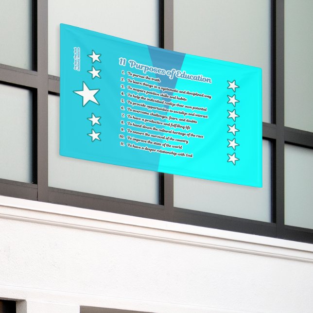 Banderoles 11 Objet de l'éducation (Bâtiment extérieur)
