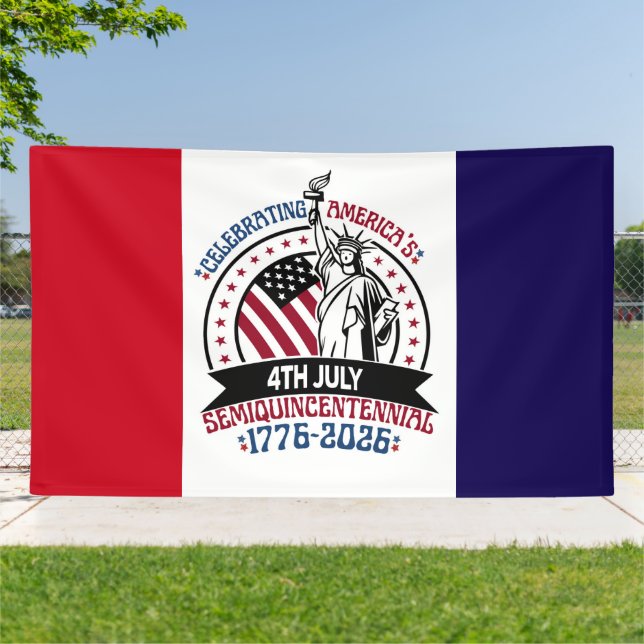 Banderoles 1776–2026 Patriotic Semiquincentennial Design (Dehors)
