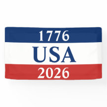 1776 USA 2026 Rouge Blanc et Bleu Patriotique