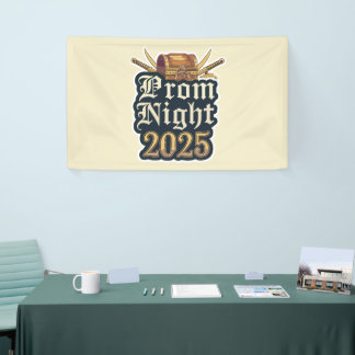 Banderoles 2025 Pirates & Mermaids Prom du lycée à thème
