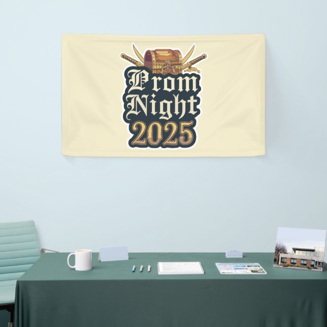 Banderoles 2025 Pirates & Mermaids Prom du lycée à thème (Salon professionnel)