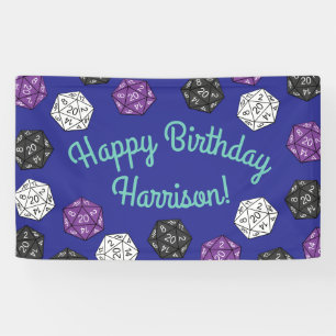 Banderoles 20 disques latéraux Anniversaires de enfants des J