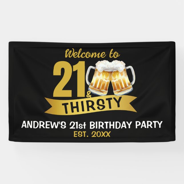 Banderoles 21 & SOIF-21e ANNIVERSAIRE  (Horizontal)
