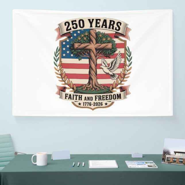 Banderoles 250 Ans de Foi et de Liberté (Salon professionnel)