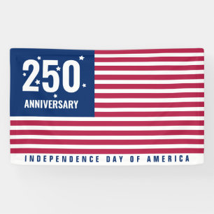 Banderoles 250e anniversaire de l'Amérique Semiquincentennial