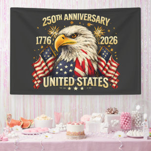 Banderoles 250e anniversaire États-Unis 1776-2026