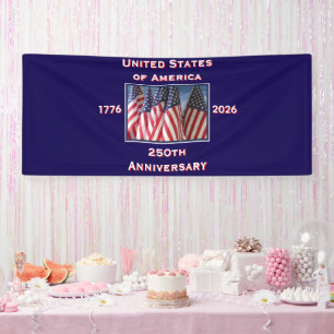 Banderoles 250e anniversaire USA Patriotique