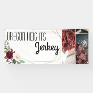 Banderoles 2,5 po x 6 po Faire-part d'affaires White Roses Go