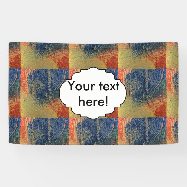 Banderoles 3 couleurs de peinture (Horizontal)