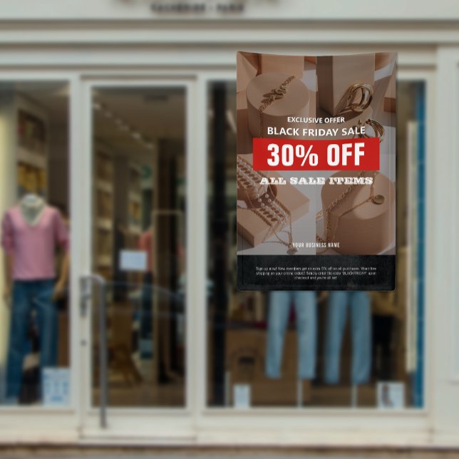 Banderoles 4 Photos Black Vendredi Promo produit de vente (4 Photos Black Friday Sale Product Promo Banner)