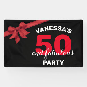 Banderoles 50 Et fabuleuse fête du 50e anniversaire