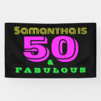50e Anniversaire Neon 50 et Fabulous Anniversday P