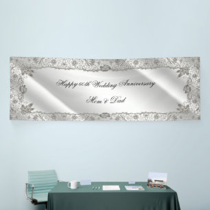 Banderoles 60e anniversaire du Mariage Diamond